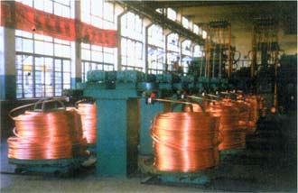 無(wú)氧銅桿上引生產(chǎn)線